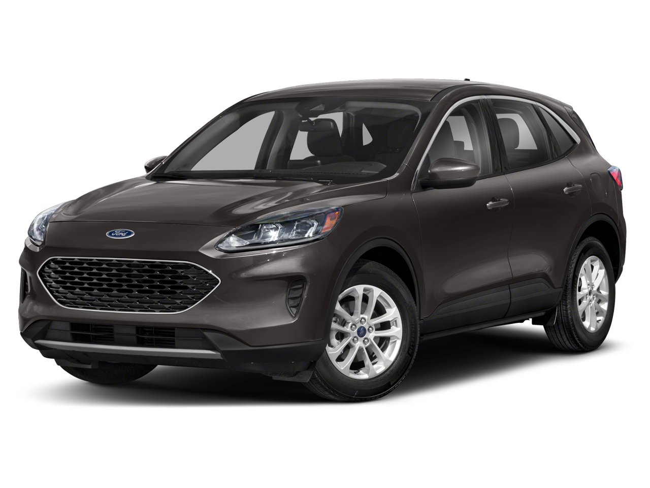 2020 Ford Escape Hybrid SE Sport in White — front three-quarter view