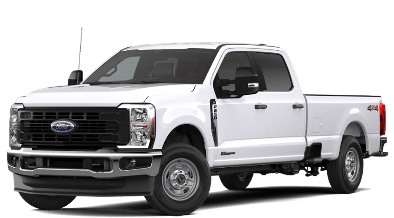 2026 Ford F-250 Super Duty XL in Oxford White — front three-quarter view