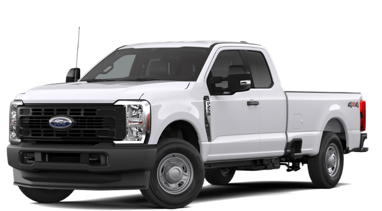 2026 Ford F-250 Super Duty XL in White — front three-quarter view