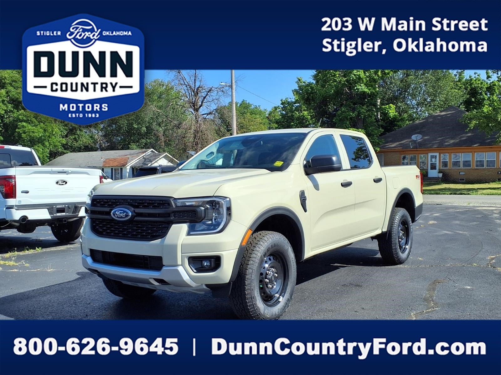 2026 Ford Ranger XL in Desert Sand — front three-quarter view