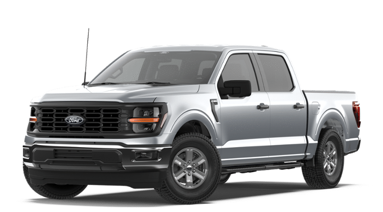 2026 Ford F-150 XL in Iconic Silver Metallic — front three-quarter view