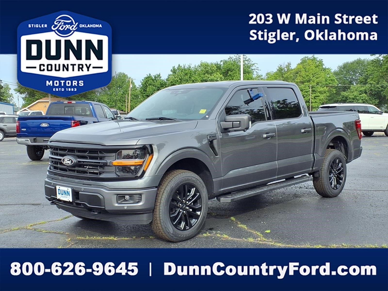2026 Ford F-150 XLT in Carbonized Gray Metallic — front three-quarter view