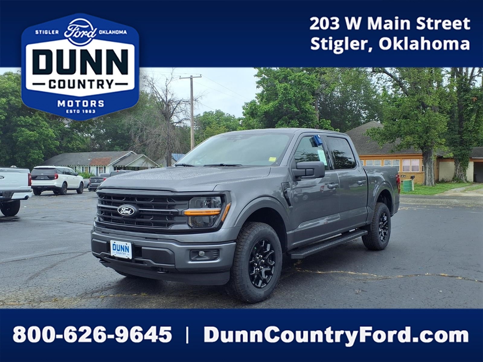 2026 Ford F-150 XLT in Carbonized Gray Metallic — front three-quarter view