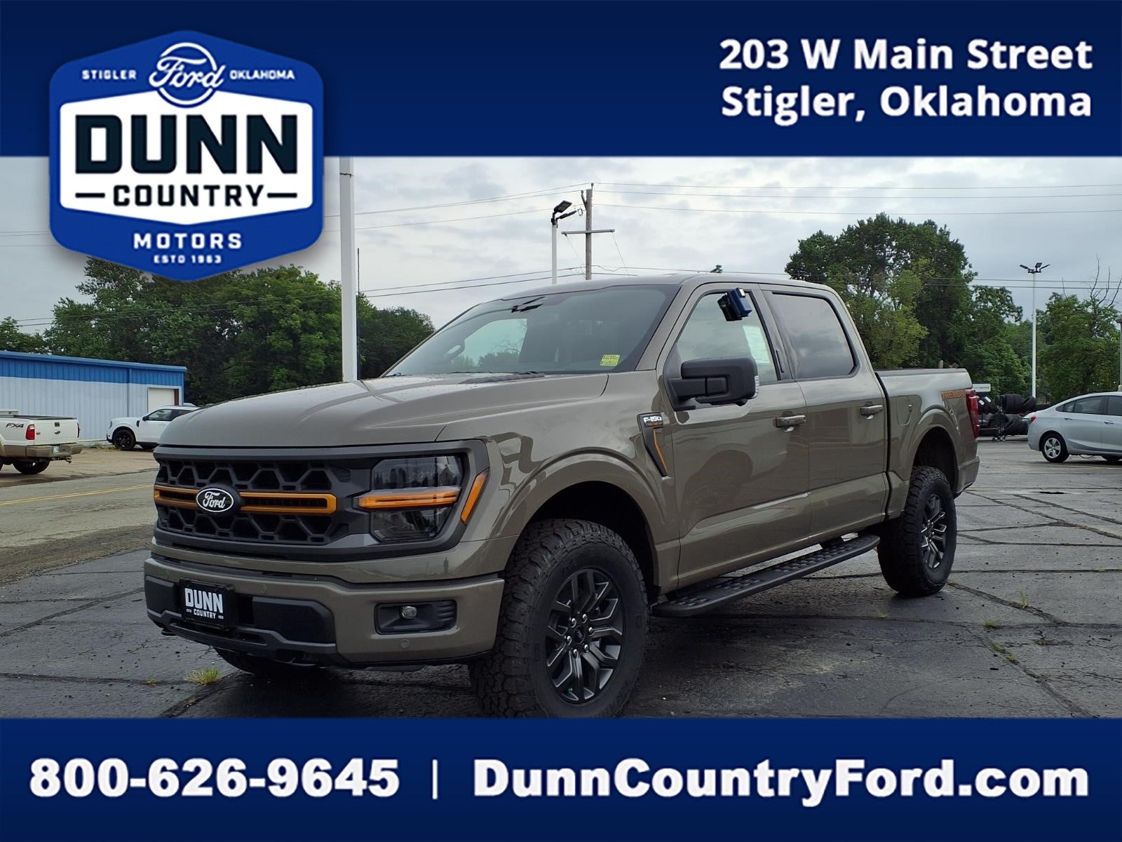 2026 Ford F-150 Tremor in Marsh Gray — front three-quarter view