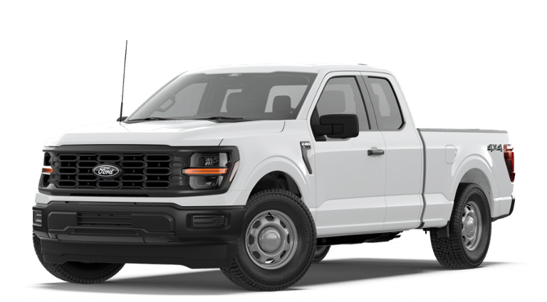 2026 Ford F-150 XL in Oxford White — front three-quarter view