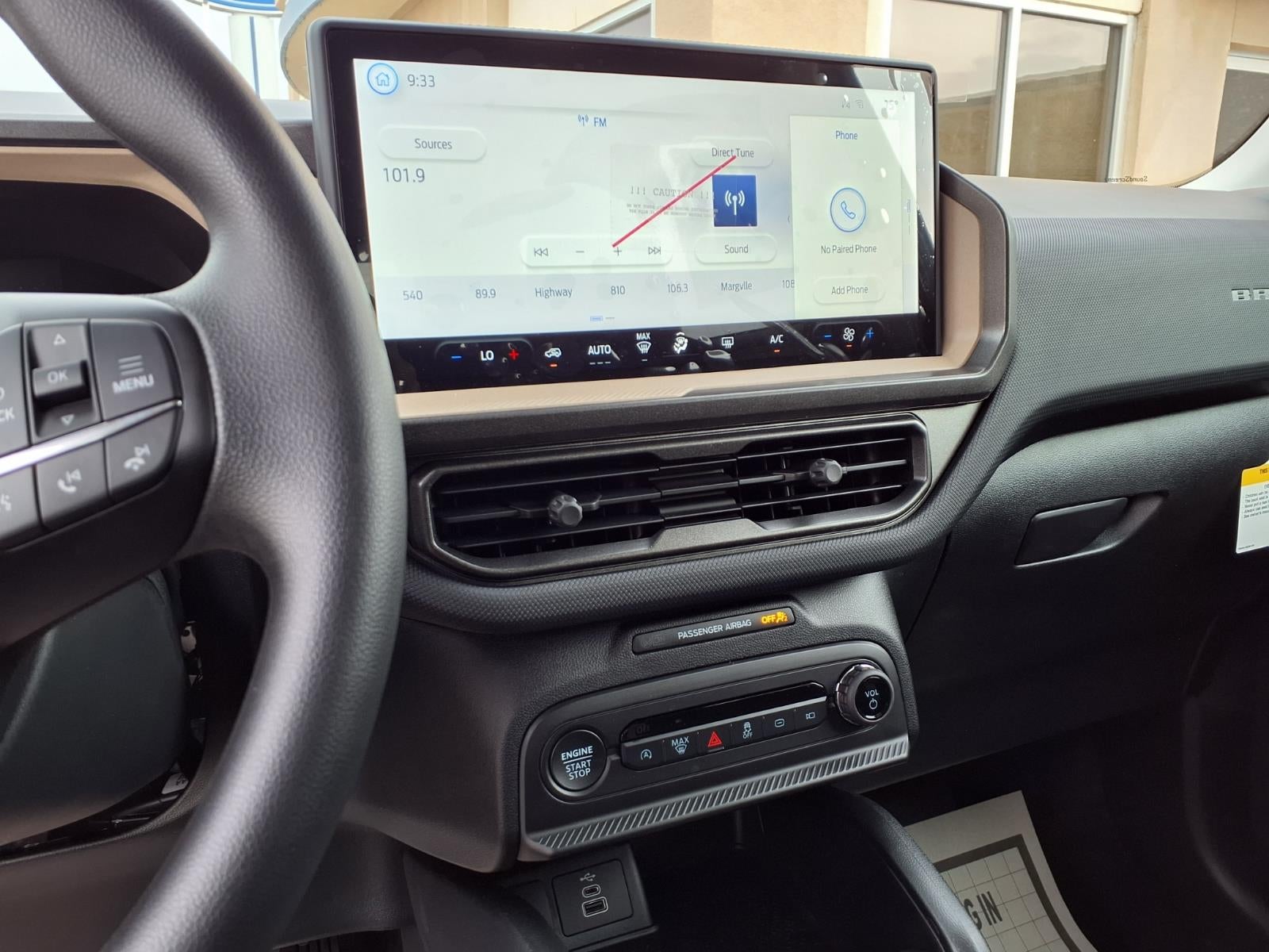 2026 Ford Bronco Sport — interior view