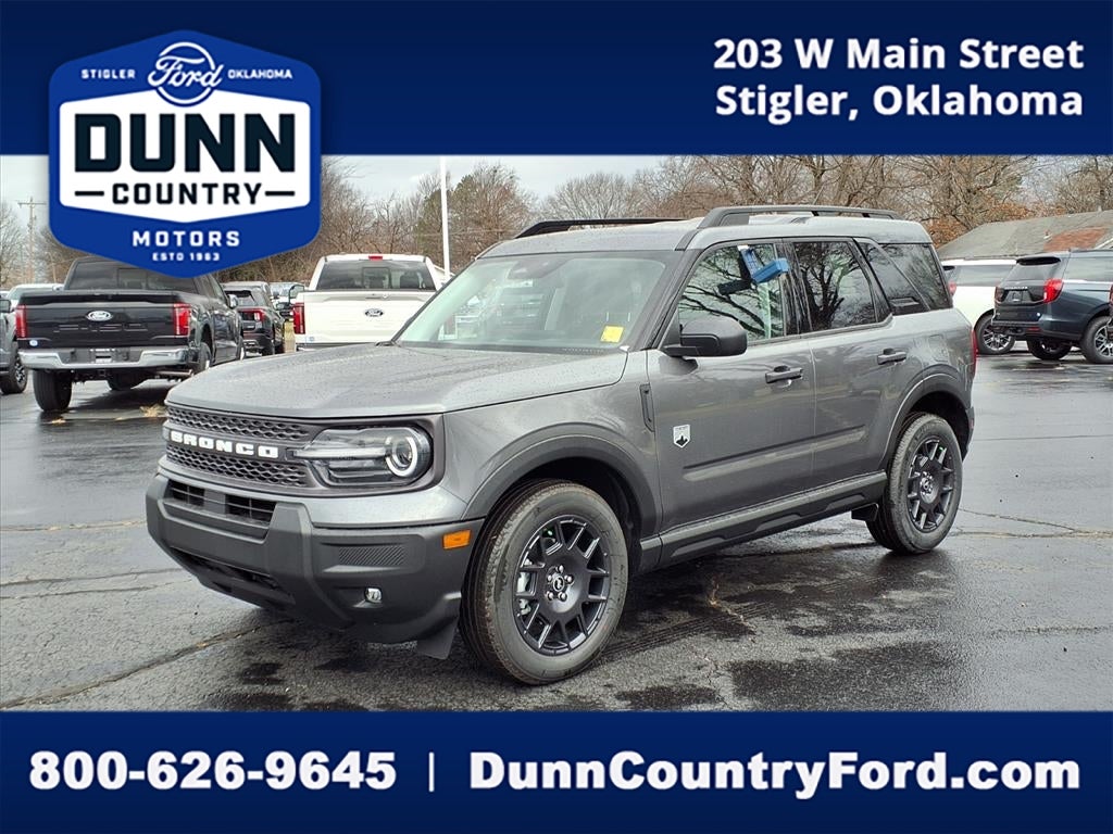2025 Ford Bronco Sport Big Bend in Carbonized Gray Metallic — front three-quarter view